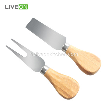 Bamboo Cheese Board Set